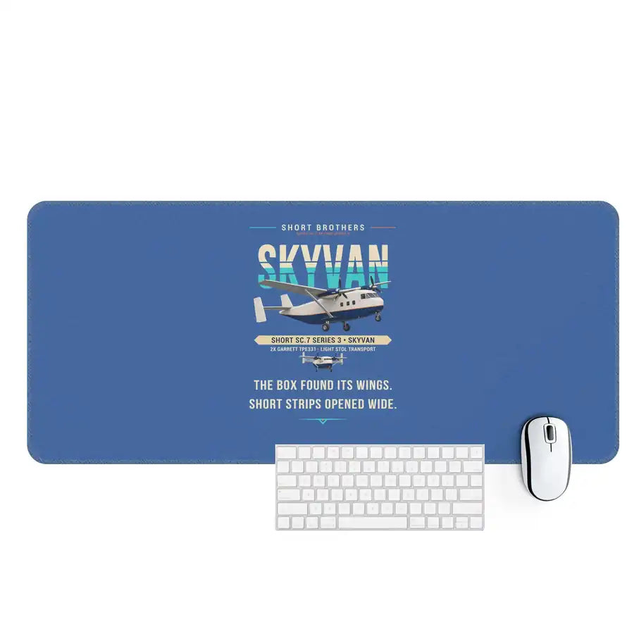 Short SC.7 Skyvan Series 3 - Original - Desk Mat - Blue