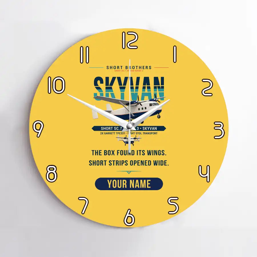 Short SC.7 Skyvan Series 3 - Original + Name - No Frame - Yellow