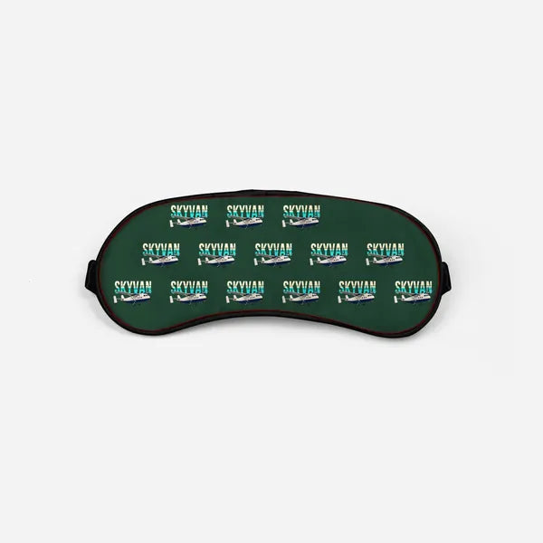 Short SC.7 Skyvan Series 3 - Original Pattern - Sleep Mask - Dark Green