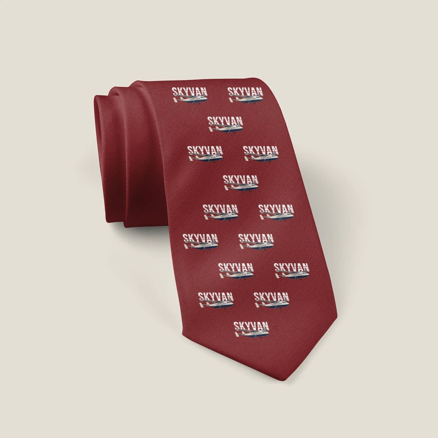 Short SC.7 Skyvan Series 3 - Original Pattern - Tie - Dark Red