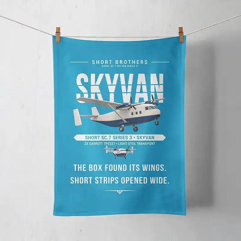 Short SC.7 Skyvan Series 3 - Original - Towel - Turquoise