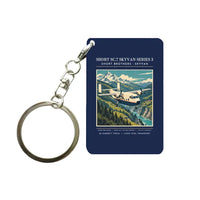 Thumbnail for Short SC.7 Skyvan Series 3 - Poster - Key Chain - Navy Blue