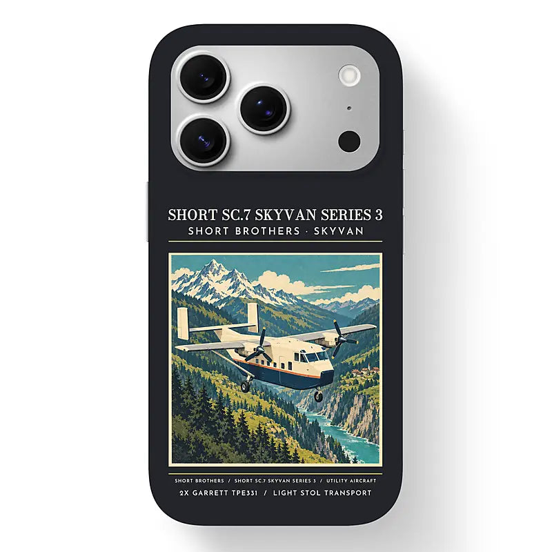 Short SC.7 Skyvan Series 3 - Poster - MagSafe iPhone 17 Pro - Black