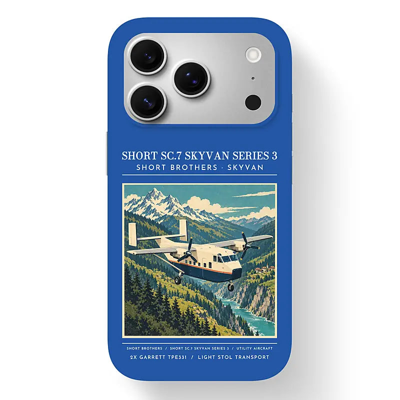 Short SC.7 Skyvan Series 3 - Poster - MagSafe iPhone 17 Pro - Blue