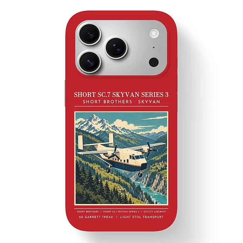 Short SC.7 Skyvan Series 3 - Poster - MagSafe iPhone 17 Pro - Red