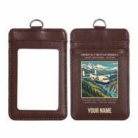 Thumbnail for Short SC.7 Skyvan Series 3 - Poster - ID Card Holder - Dark Brown + Name
