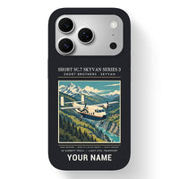 Thumbnail for Short SC.7 Skyvan Series 3 - Poster + Name - MagSafe iPhone 17 Pro - Black