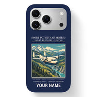 Thumbnail for Short SC.7 Skyvan Series 3 - Poster + Name - MagSafe iPhone 17 Pro - Navy Blue