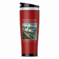 Thumbnail for Short SC.7 Skyvan Series 3 - Poster - Stainless Steel (No Holder) - Red