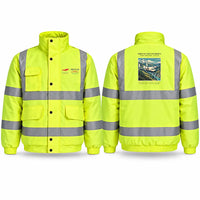 Thumbnail for Short SC.7 Skyvan Series 3 Reflective Winter Jackets - Poster - Fluorescent Yellow