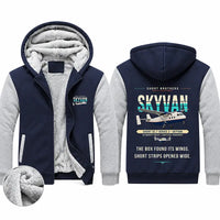 Thumbnail for Short SC.7 Skyvan Series 3 Zipped Sweatshirts - Original - Navy & Gray