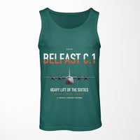 Thumbnail for Short Belfast C.1 design on green tank top