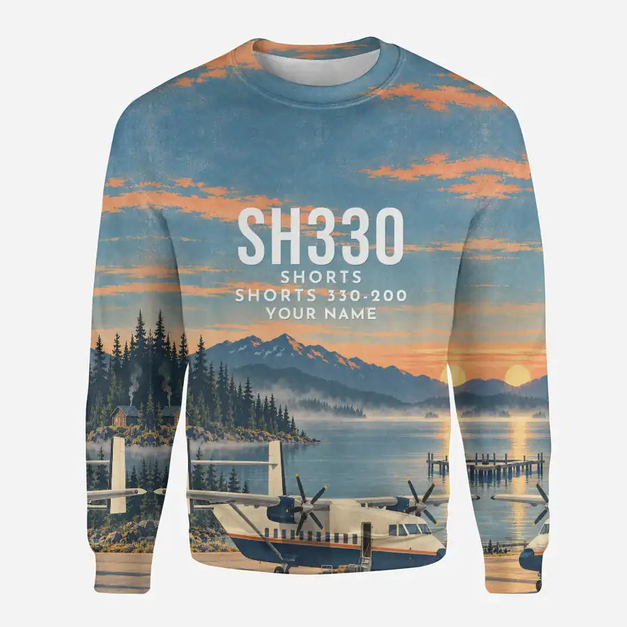 Shorts 330-200 3D All-Over Print Clothing - Sweatshirt - 3D + Name