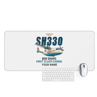 Thumbnail for Shorts 330-200 - Cartoon + Name - Desk Mat - White