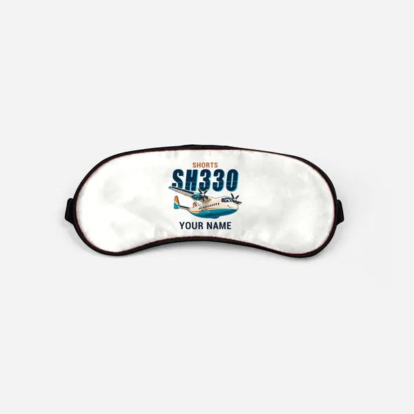 Shorts 330-200 - Cartoon + Name - Sleep Mask - White