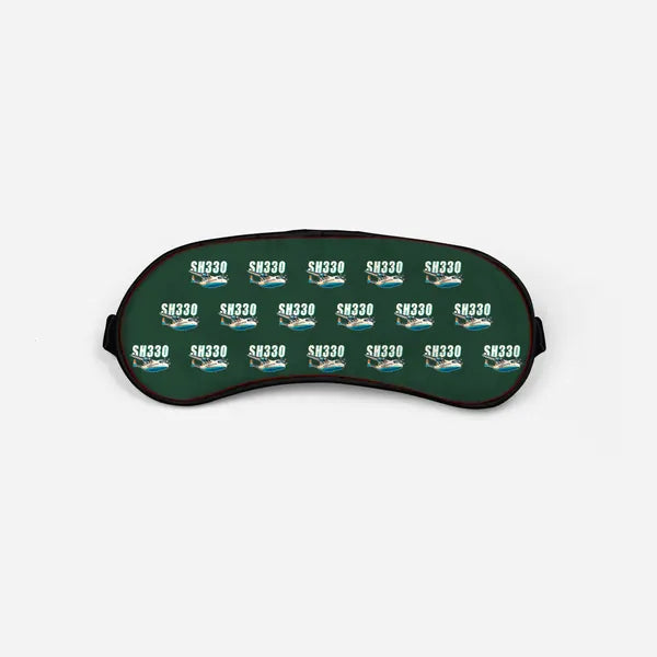 Shorts 330-200 - Cartoon Pattern - Sleep Mask - Dark Green