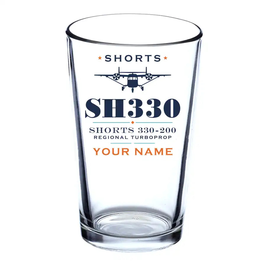 Shorts 330-200 - Heritage + Name - Beer & Water Glass