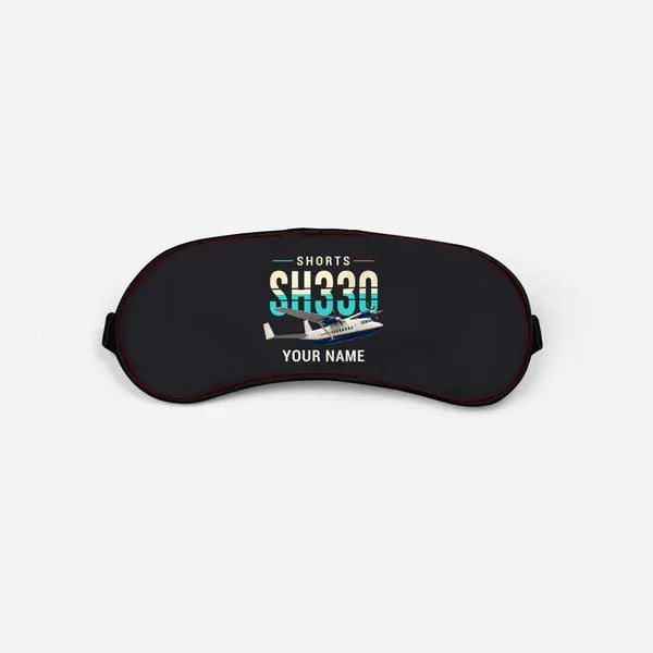 Shorts 330-200 - Original + Name - Sleep Mask - Black