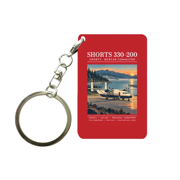 Shorts 330-200 - Poster - Key Chain - Red