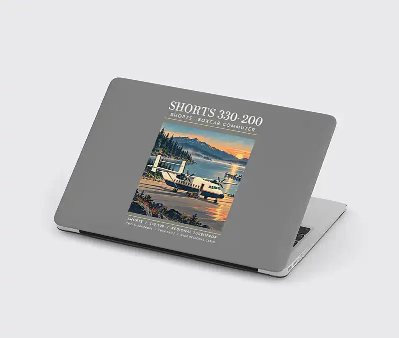 Shorts 330-200 - Poster - MacBook Case - Gray