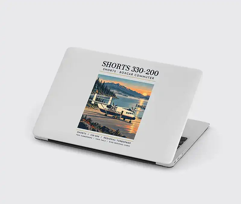 Shorts 330-200 - Poster - MacBook Case - Light Gray