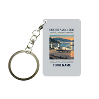 Thumbnail for Shorts 330-200 - Poster + Name - Key Chain - Light Gray