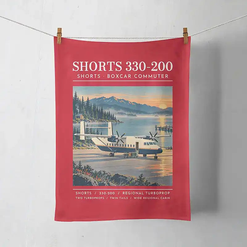 Shorts 330-200 - Poster - Towel - Red