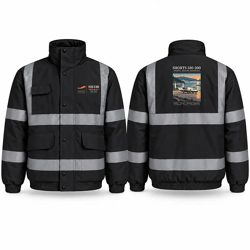 Shorts 330-200 Reflective Winter Jackets - Poster - Black