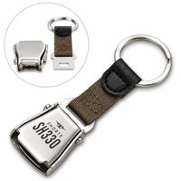 Thumbnail for Shorts 330-200 - Seat Belt Key Chain - Heritage - Brown