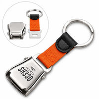 Thumbnail for Shorts 330-200 - Seat Belt Key Chain - Heritage - Orange