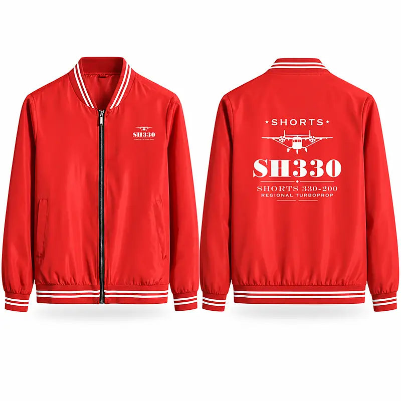 Shorts 330-200 Stylish Jackets - Baseball Collar - Heritage - Red