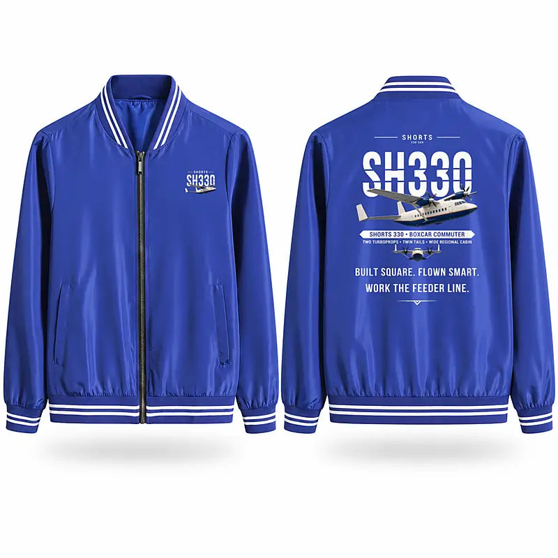 Shorts 330-200 Stylish Jackets - Baseball Collar - Original - Royal Blue