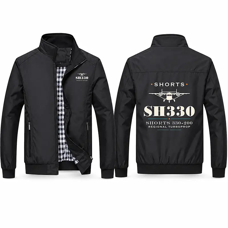 Shorts 330-200 Stylish Jackets - Stand Collar - Heritage - Black