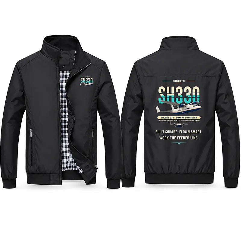 Shorts 330-200 Stylish Jackets - Stand Collar - Original - Black