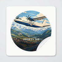 Thumbnail for Shorts 360-300 - 3D + Name - Circle Sticker - Peel