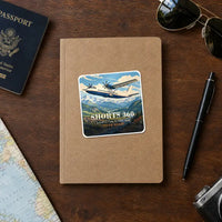 Thumbnail for Shorts 360-300 - 3D + Name - Square Sticker - Notebook