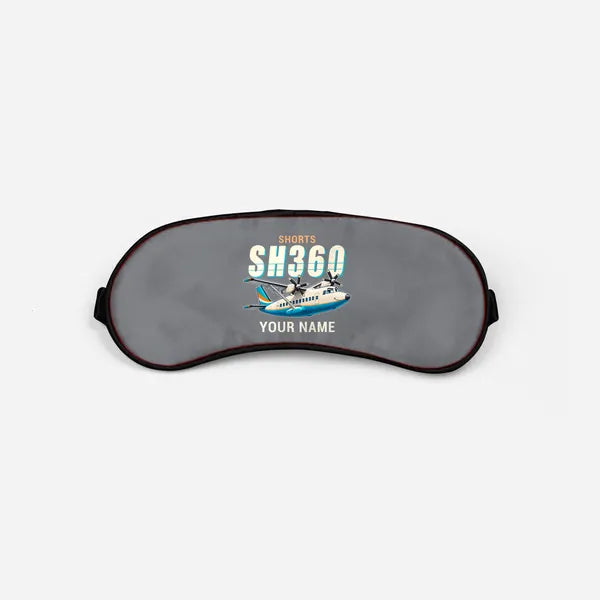 Shorts 360-300 - Cartoon + Name - Sleep Mask - Gray