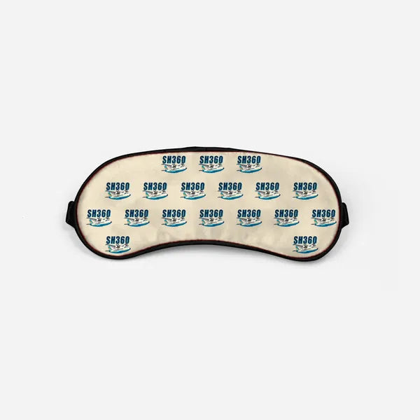 Shorts 360-300 - Cartoon Pattern - Sleep Mask - Beige
