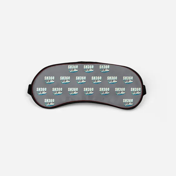Shorts 360-300 - Cartoon Pattern - Sleep Mask - Gray