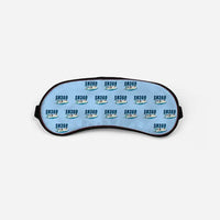 Thumbnail for Shorts 360-300 - Cartoon Pattern - Sleep Mask - Light Blue