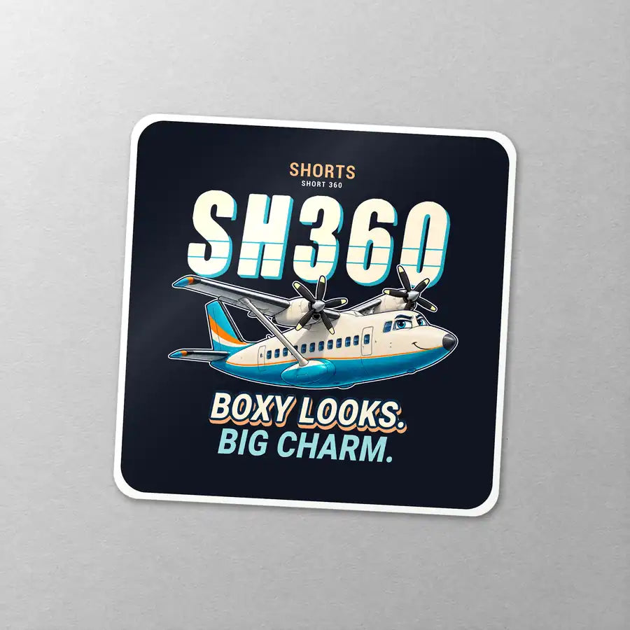 Shorts 360-300 - Cartoon - Square Sticker - Close-up
