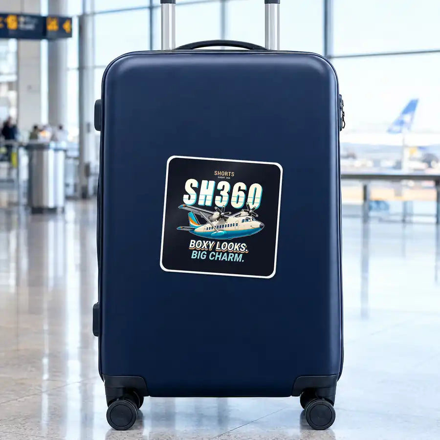 Shorts 360-300 - Cartoon - Square Sticker - Suitcase