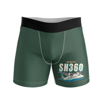 Thumbnail for Shorts 360-300 - Men Boxers - Cartoon - Dark Green