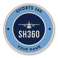 Thumbnail for Shorts 360-300 Patches - Circle + Name - Sky Navy