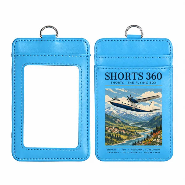 Shorts 360-300 - Poster - ID Card Holder - Blue