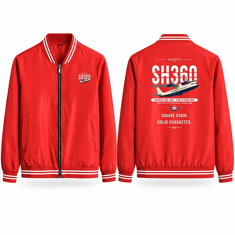 Shorts 360-300 Stylish Jackets - Baseball Collar - Original - Red
