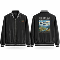 Thumbnail for Shorts 360-300 Stylish Jackets - Baseball Collar - Poster - Black