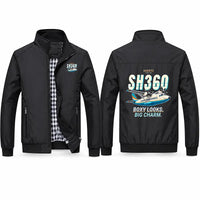 Thumbnail for Shorts 360-300 Stylish Jackets - Stand Collar - Cartoon - Black