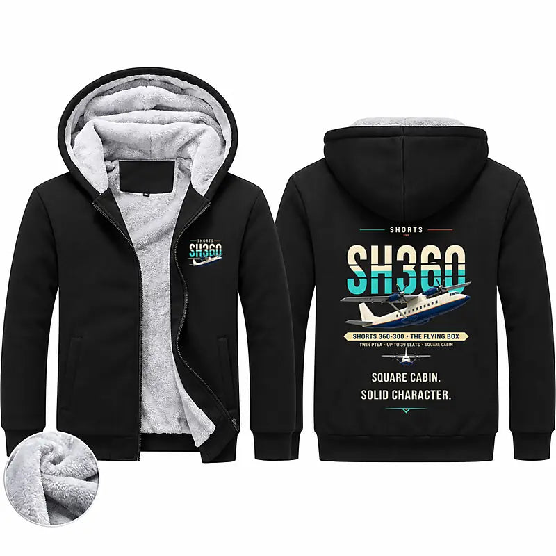 Shorts 360-300 Zipped Sweatshirts - Original - Black