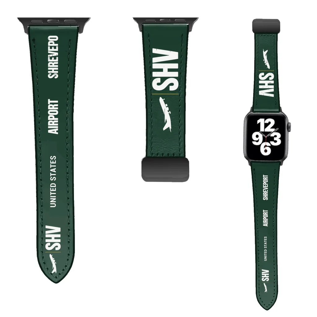 WBV6 | Shreveport Regional Airport SHV | Leather - Dark Green